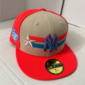 New York Yankees New Era Tan 2024 MLB All-Star Game 59FIFTY Fitted Hat 7 1/4 NEW